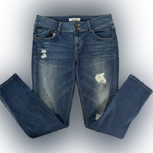 Refuge Women's Ripped Denim Jeans